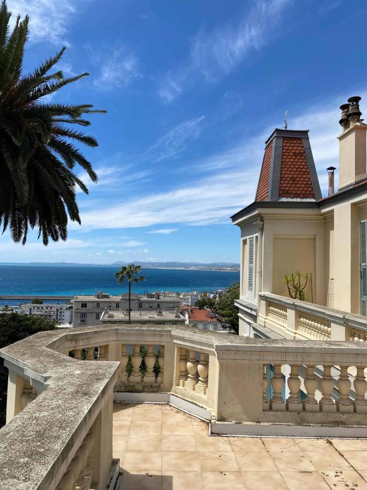 Palmeraie - Magnifique Appartement D'Epoque Avec Vue Mer 4 Personnes Avec Terrasse Le Port Nice Luaran gambar
